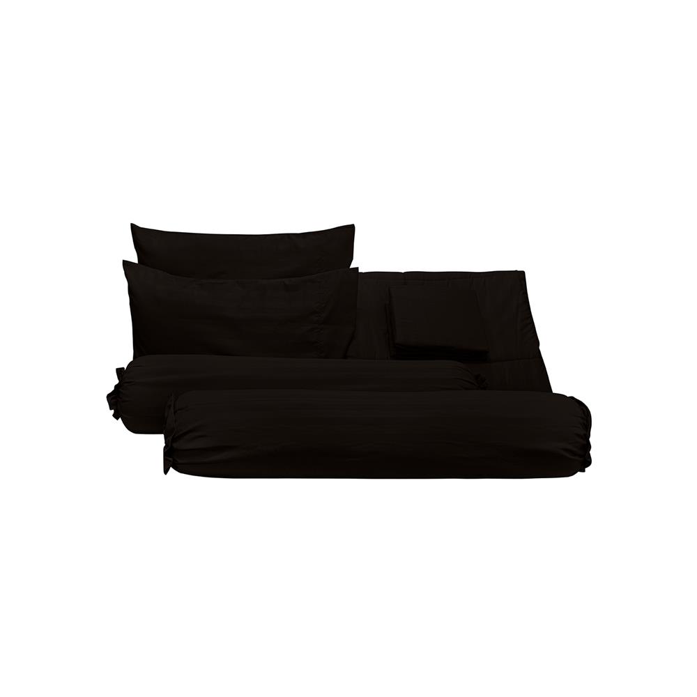 ชุดผ้าปูที่นอน 5 ฟุต (ชุด 6 ชิ้น) PICASSO CLASSIC STYLE IRIS สี DARK BROWN