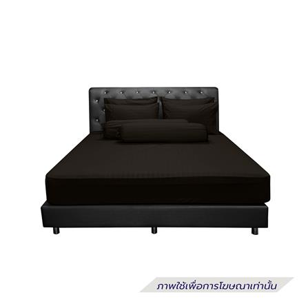 ชุดผ้าปูที่นอน 5 ฟุต (ชุด 6 ชิ้น) PICASSO CLASSIC STYLE IRIS สี DARK BROWN_2