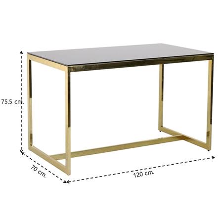 โต๊ะทานข้าว SB FURNITURE RAYMOND 19157294 120 ซม. สีดำ_3