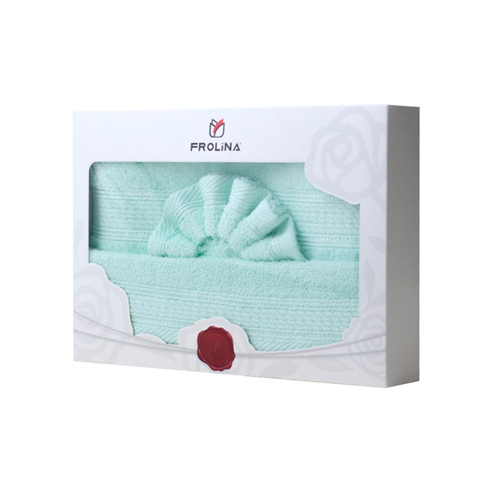 ผ้าขนหนู GIFT SET FROLINA MILD LOOP สี GREEN