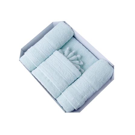 ผ้าขนหนู GIFT SET FROLINA ROSE GALA สี BLUE_2