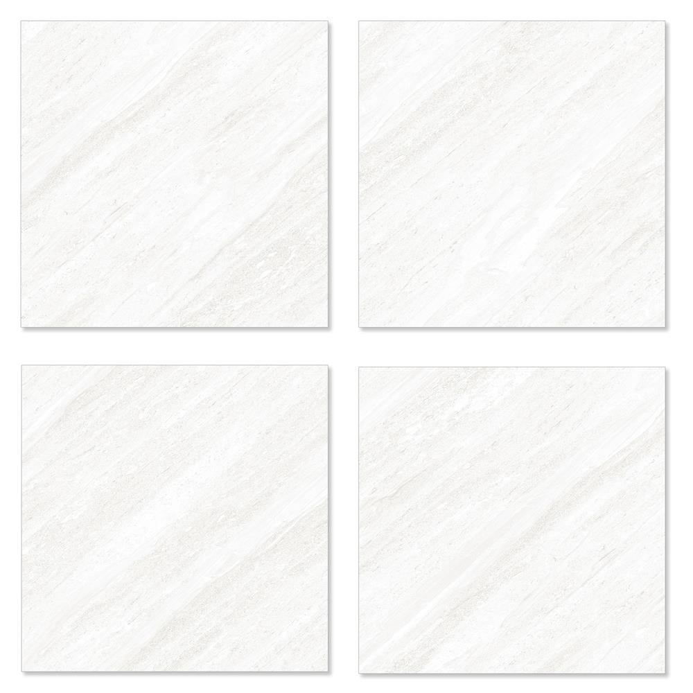 กระเบื้องพื้นพอร์ซเลน 60x60 ซม. DURAGRES ทีเซียโน่ ขาว A 1.44 ตร.ม.