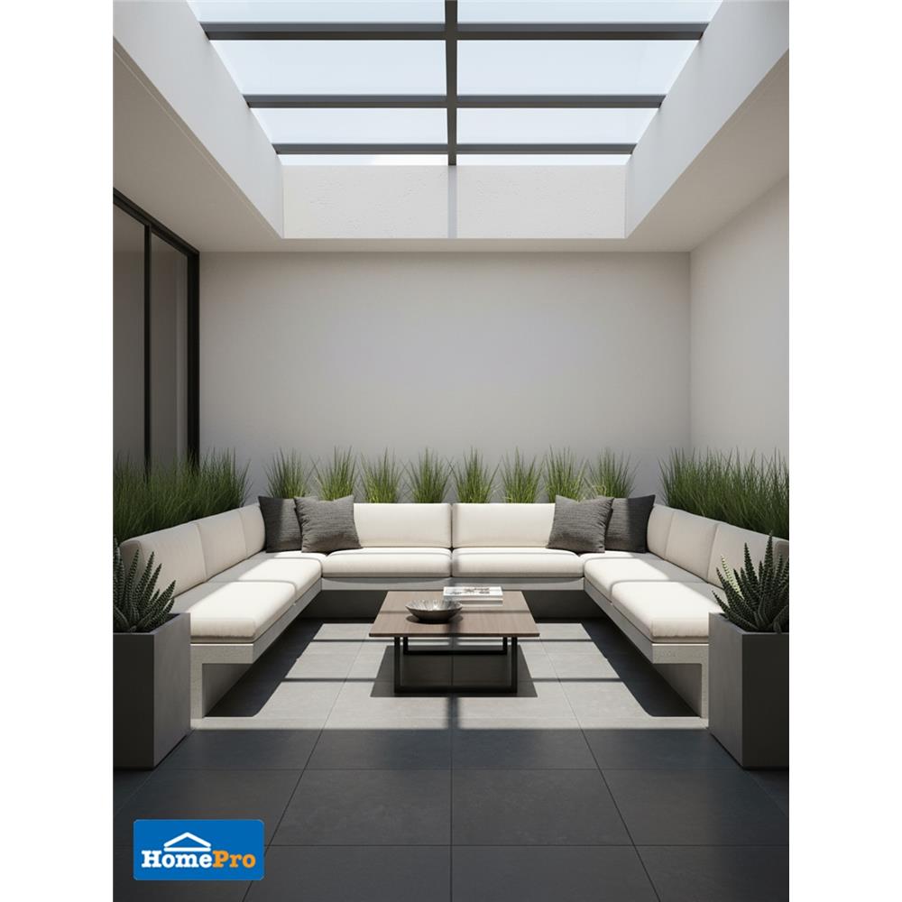 กระเบื้องพื้นพอร์ซเลน 60x60 ซม. COTTO คาเมเลีย เทาเข้ม PM 1.44 ตร.ม.