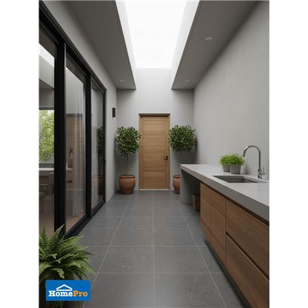 กระเบื้องพื้นพอร์ซเลน 60x60 ซม. COTTO คาเมเลีย เทาเข้ม PM 1.44 ตร.ม._3