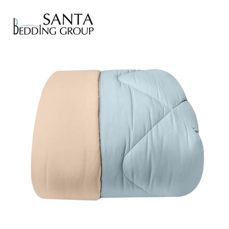ผ้านวม SANTA BEDDING 70x90 นิ้ว สี LIGHT BLUE/CREAM_0