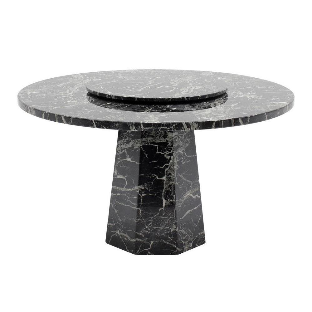 โต๊ะทานข้าว SB FURNITURE FLACIO 19113829 134 ซม. สีดำ