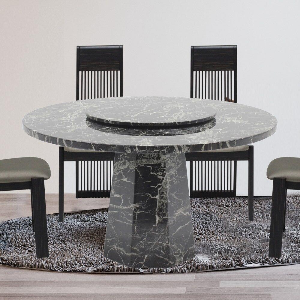 โต๊ะทานข้าว SB FURNITURE FLACIO 19113829 134 ซม. สีดำ