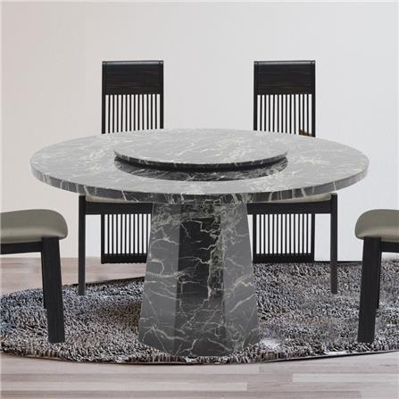 โต๊ะทานข้าว SB FURNITURE FLACIO 19113829 134 ซม. สีดำ_1