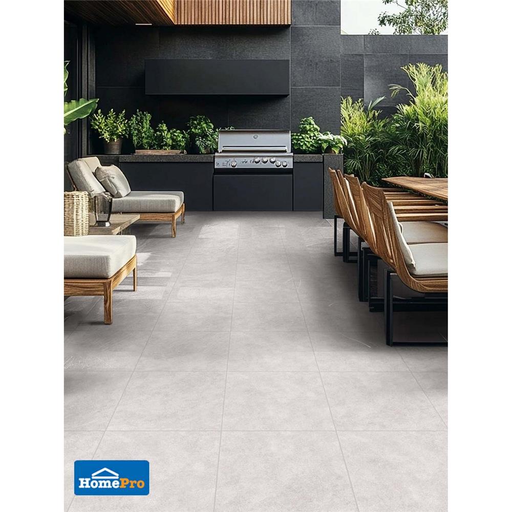 กระเบื้องพื้นพอร์ซเลน 60x60 ซม. DURAGRES อาร์เทค เทา A 1.44 ตร.ม.