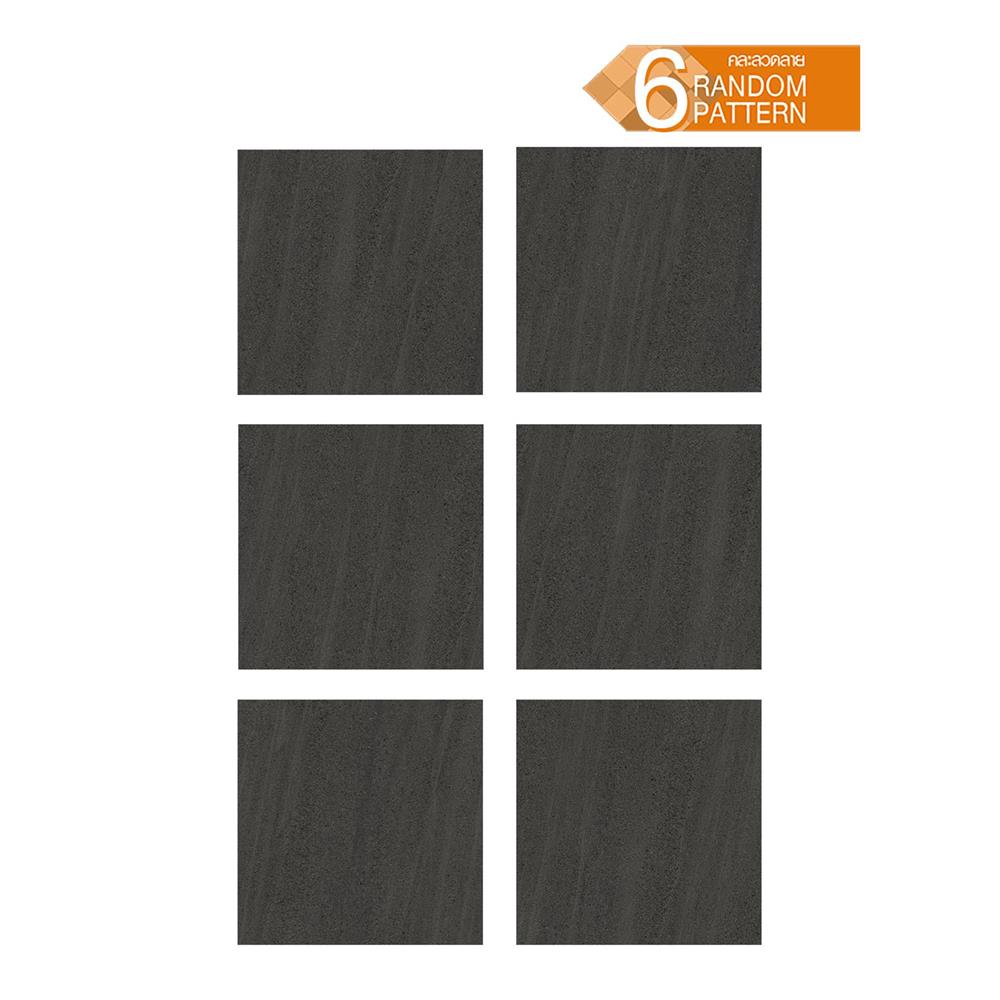 กระเบื้องพื้นพอร์ซเลน 60x60 ซม. COTTO ดาเลีย เทาเข้ม PM 1.44 ตร.ม.