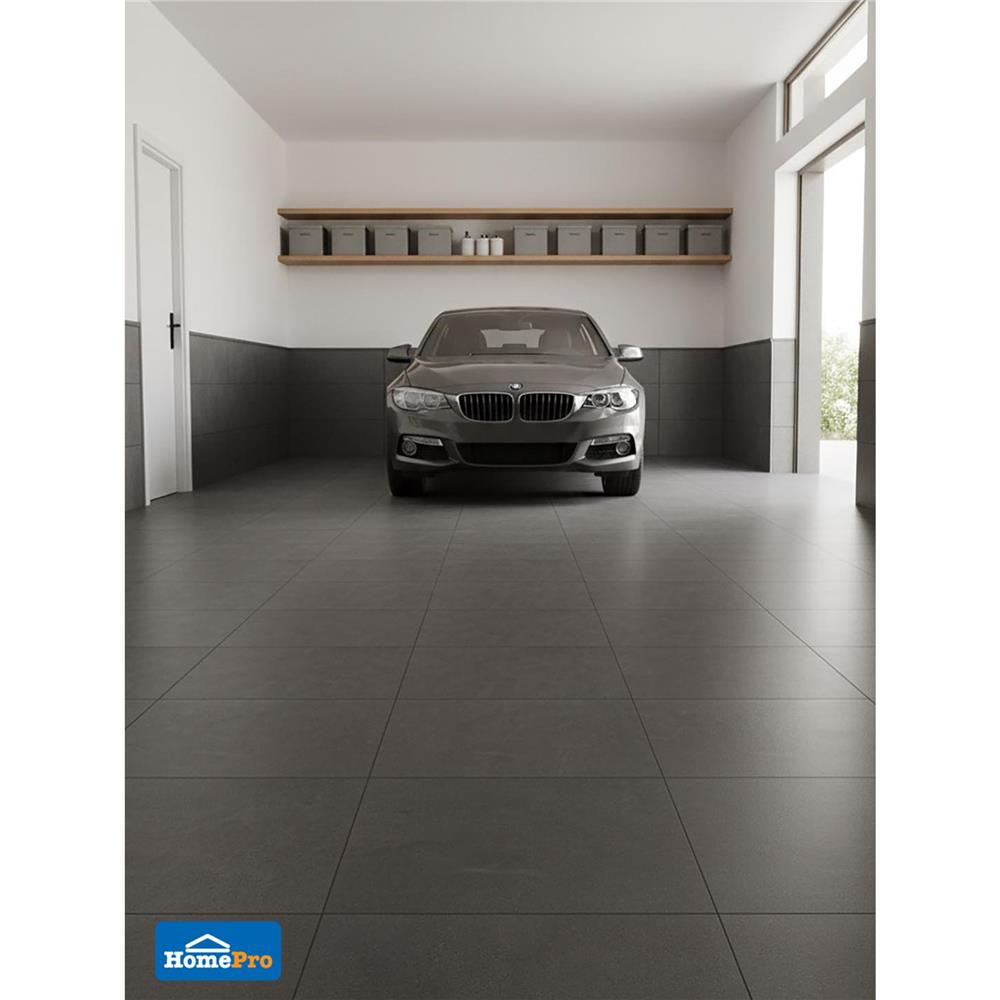 กระเบื้องพื้นพอร์ซเลน 60x60 ซม. COTTO ดาเลีย เทาเข้ม PM 1.44 ตร.ม.