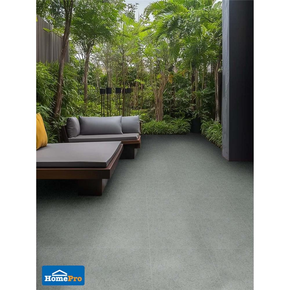 กระเบื้องพื้นพอร์ซเลน 60x60 ซม. DURAGRES ร็อคเซีย เทา A 1.44 ตร.ม.