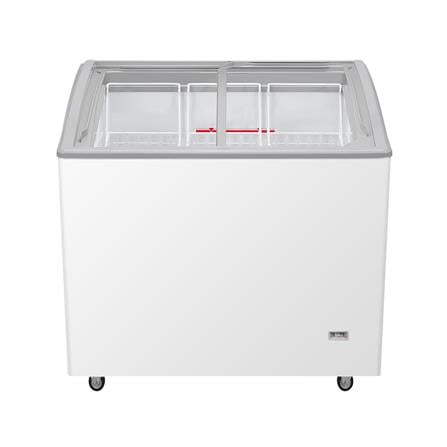 ตู้แช่ไอศครีมกระจกโค้ง HAIER SD-217P 5.4 คิว สีขาว_0