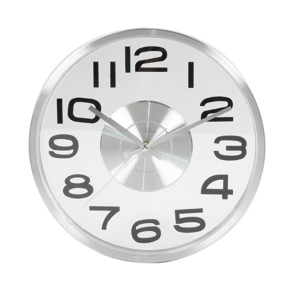 นาฬิกาแขวน SNAZZ EG7764C 12 นิ้ว สีเงิน_1