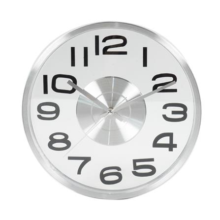 นาฬิกาแขวน SNAZZ EG7764C 12 นิ้ว สีเงิน_0