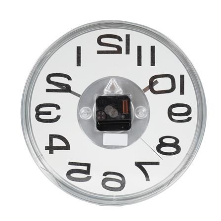 นาฬิกาแขวน SNAZZ EG7764C 12 นิ้ว สีเงิน_4