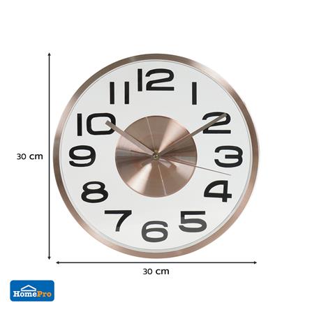 นาฬิกาแขวน SNAZZ EG7764C 12 นิ้ว สีทองแดง_4