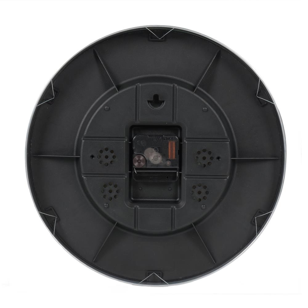 นาฬิกาแขวน SNAZZ EG7757 12 นิ้ว สีเงิน