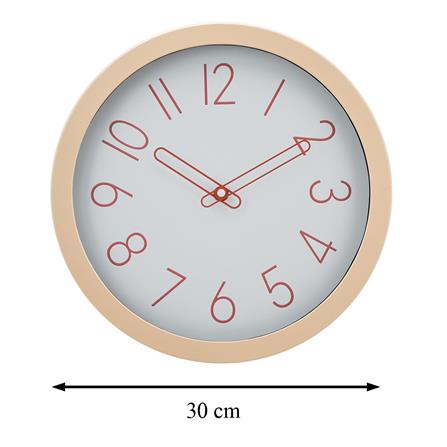 นาฬิกาแขวน SNAZZ EG6911A 12 นิ้ว สีส้ม_4