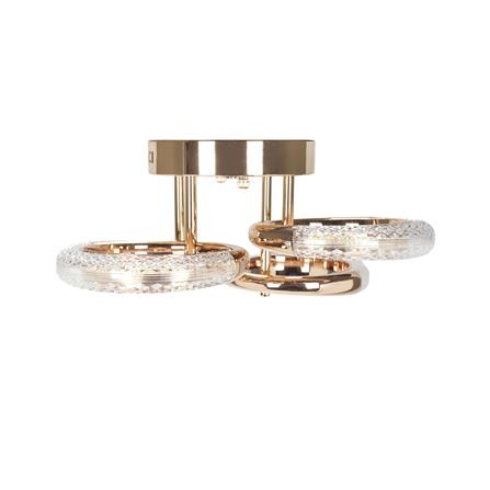 ไฟถาด LED CARINI H6213/30W 30 วัตต์ DAYLIGHT/COOL WHITE/WARM WHITE สีทอง/ใส 4 หัว_1