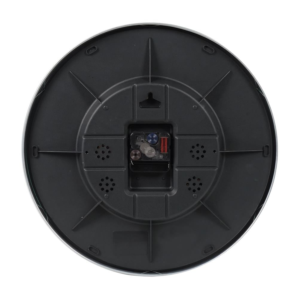 นาฬิกาแขวน SNAZZ EG7765KW 14 นิ้ว สีเงิน