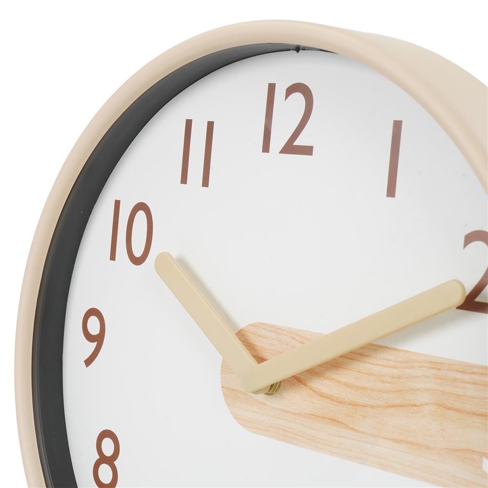 นาฬิกาแขวน SNAZZ EG6911D 12 นิ้ว สีเบจ