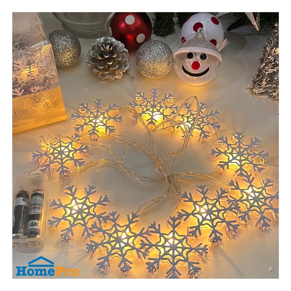 ไฟกะพริบ LED SIAMXMAS SNOWFLAKE 1 วัตต์ 2.1 เมตร WARM WHITE