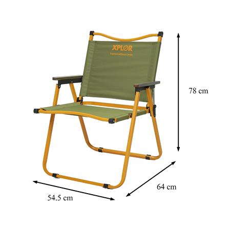 เก้าอี้แคมป์ปิ้ง SPRING M XPLOR สีเขียว_6