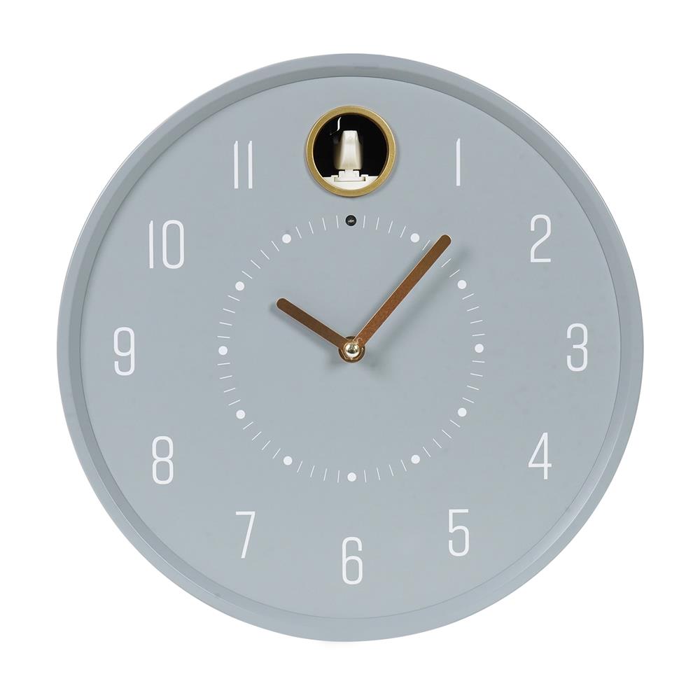 นาฬิกาแขวน SNAZZ EG1002BIRD 12 นิ้ว สีเทา_0