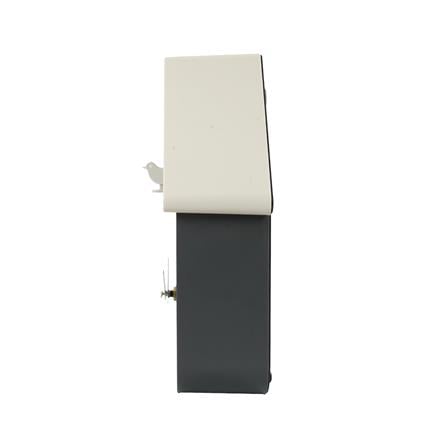 นาฬิกาแขวน SNAZZ EG1001BIRD 8.6x14 นิ้ว สีเทา_2