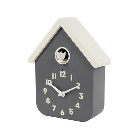 นาฬิกาแขวน SNAZZ EG1001BIRD 8.6x14 นิ้ว สีเทา_2