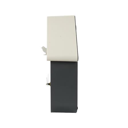 นาฬิกาแขวน SNAZZ EG1001BIRD 8.6x14 นิ้ว สีเทา_3