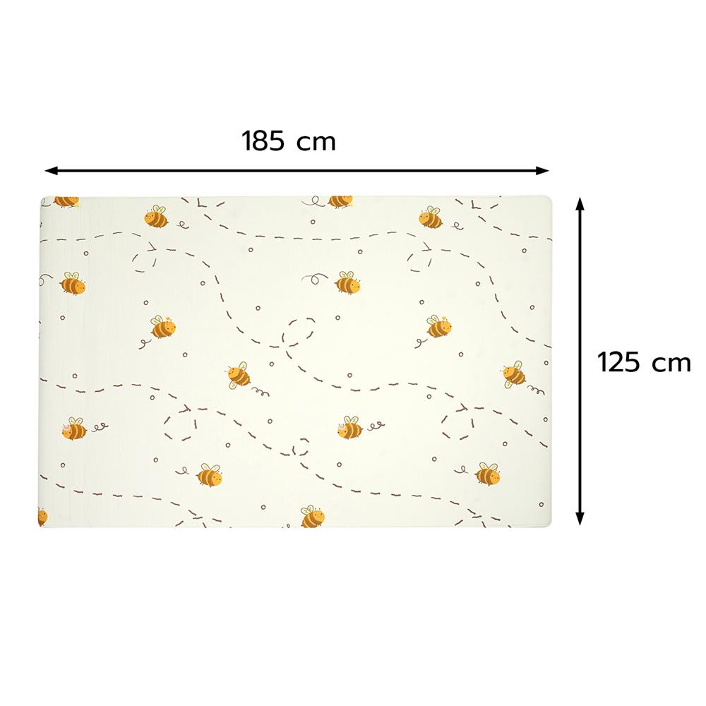 แผ่นอเนกประสงค์ HOME LIVING STYLE BEE 125x185 ซม. สีครีม