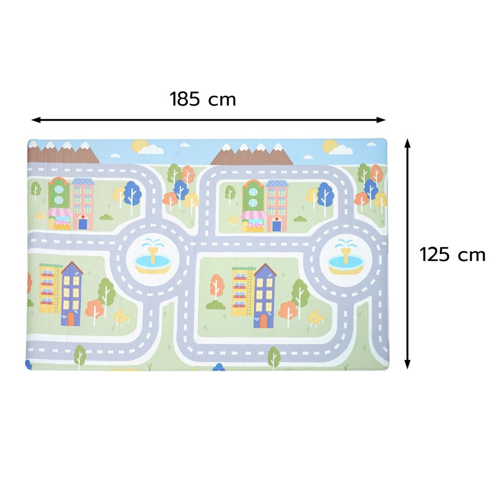 แผ่นอเนกประสงค์ HOME LIVING STYLE STREET 125x185 ซม. สีเขียว