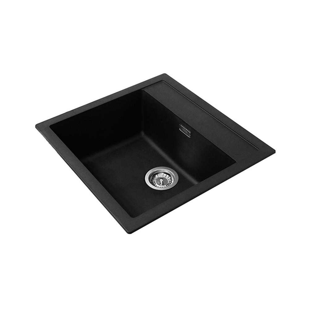 ซิงค์ฝัง 1 หลุม FRANKE SID 610-49 BLACK สีดำ