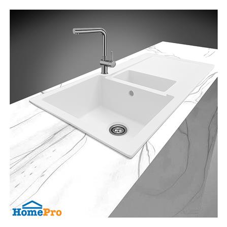 ซิงค์ฝัง 1.5 หลุม 1 ที่พัก FRANKE MRG 651 BIANCO สีขาว_1