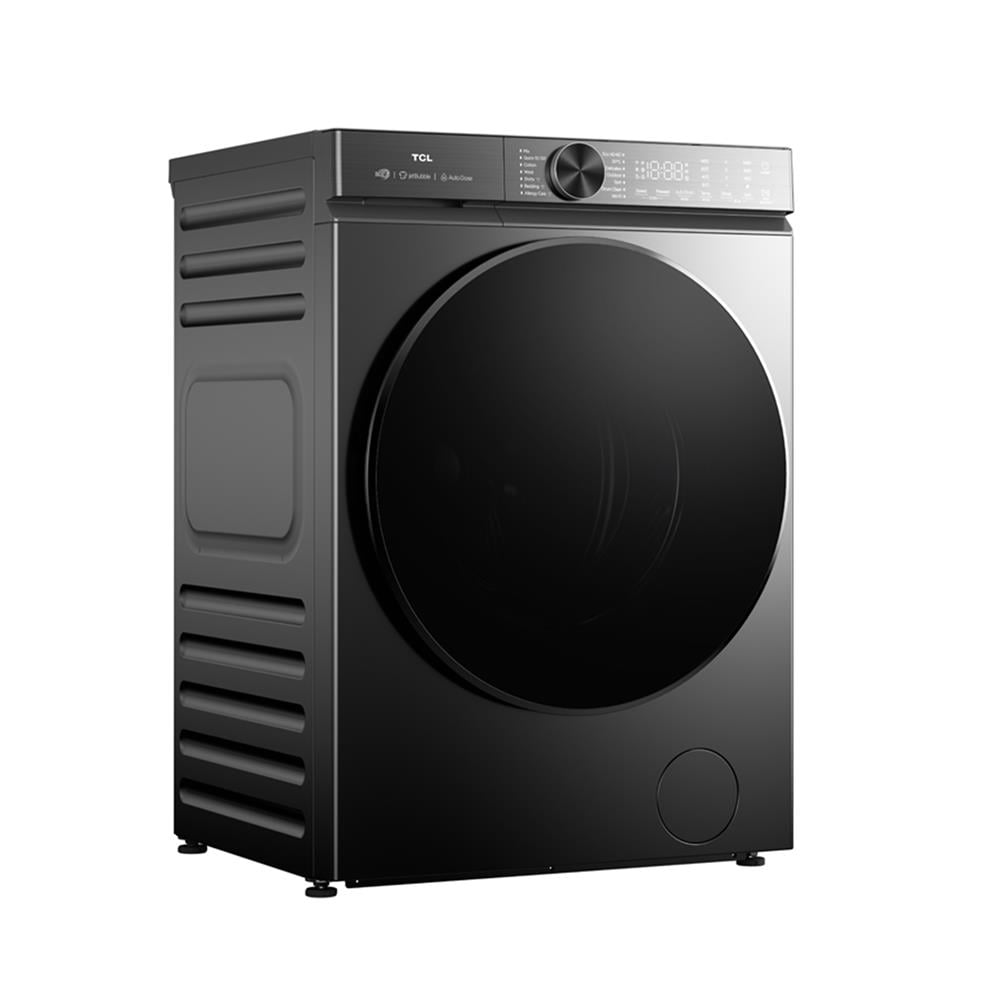 เครื่องซักอบผ้าฝาหน้า TCL WT12XCWDG 12/8 กก. 1400 RPM อินเวอร์เตอร์ สีเทา