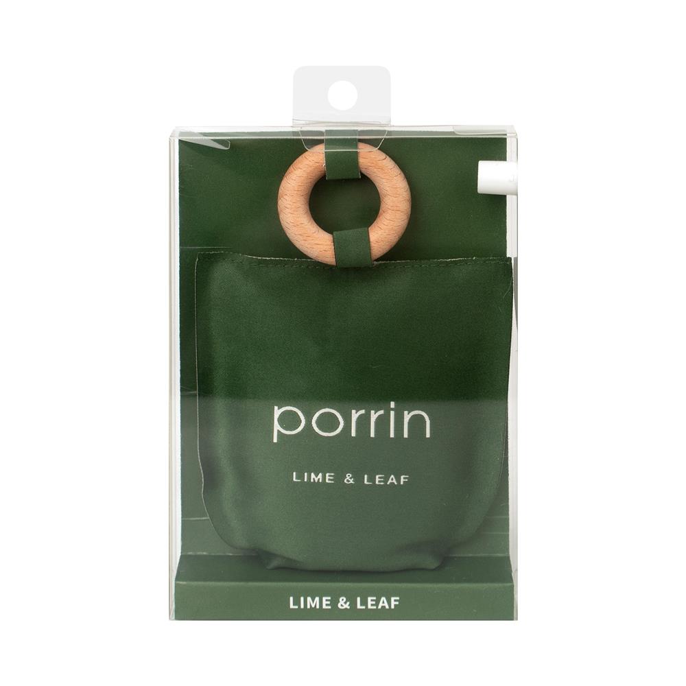 ถุงหอมปรับอากาศ PORRIN MINIMAL LIME & LEAF 30 กรัม สีเขียว