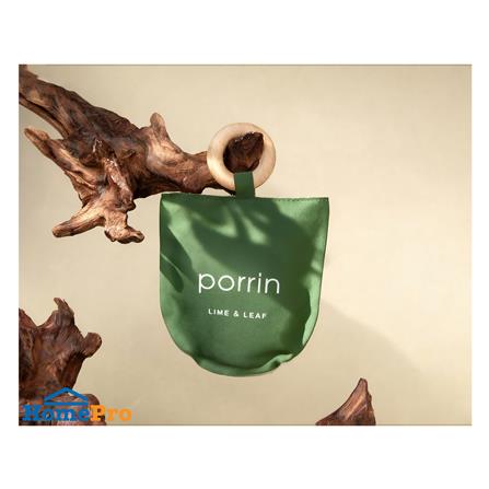ถุงหอมปรับอากาศ PORRIN MINIMAL LIME & LEAF 30 กรัม สีเขียว_2