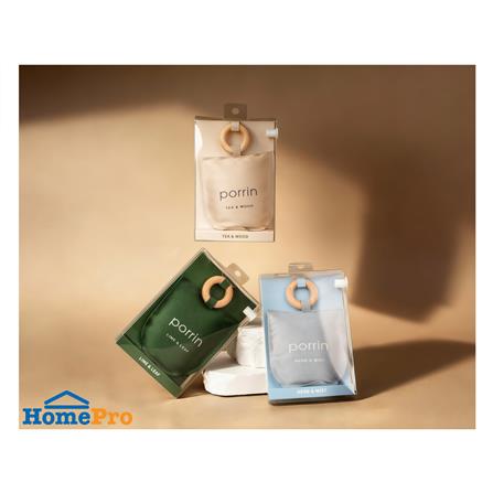 ถุงหอมปรับอากาศ PORRIN MINIMAL LIME & LEAF 30 กรัม สีเขียว_3