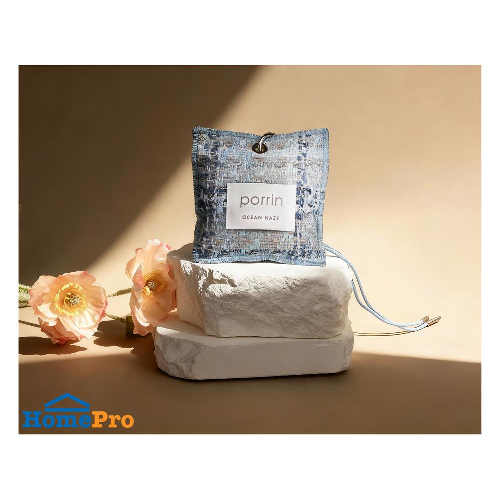 ถุงหอมปรับอากาศ PORRIN SWEATER OCEAN HAZE 30 กรัม สีฟ้า