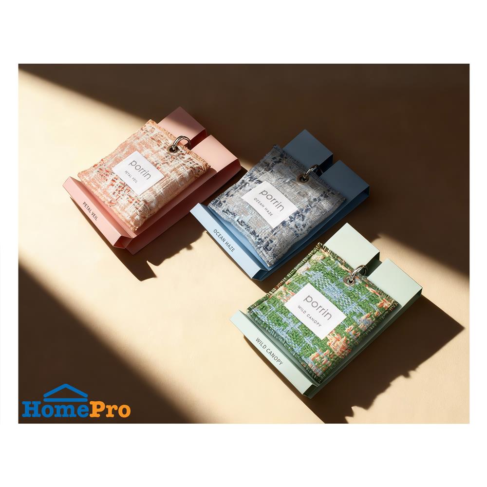 ถุงหอมปรับอากาศ PORRIN SWEATER PETAL VEIR 30 กรัม สีชมพู