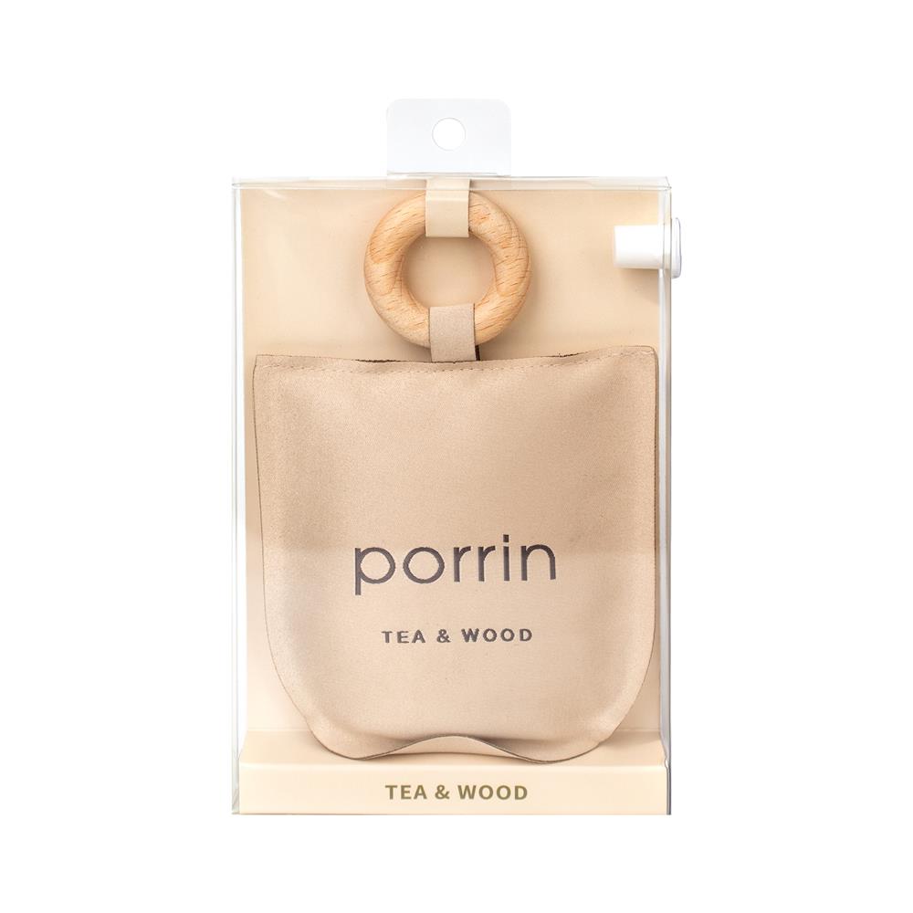 ถุงหอมปรับอากาศ PORRIN MINIMAL TEA & WOOD 30 กรัม สีเบจ