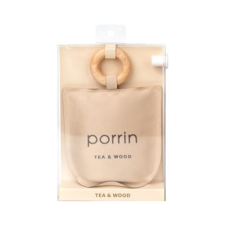 ถุงหอมปรับอากาศ PORRIN MINIMAL TEA & WOOD 30 กรัม สีเบจ_1