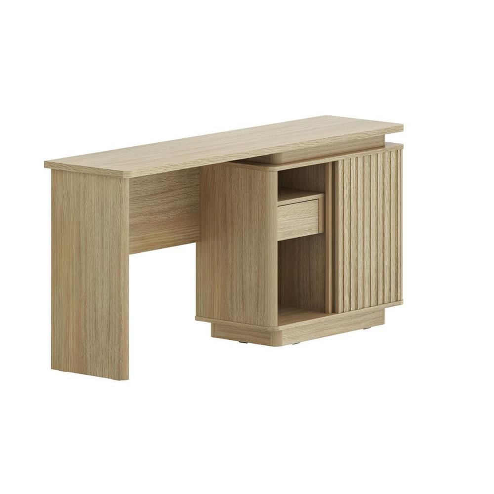 โต๊ะเครื่องแป้ง (ที่นั่งซ้าย) SB FURNITURE VALLEY 19238543 160 ซม. สีไม้อ่อน