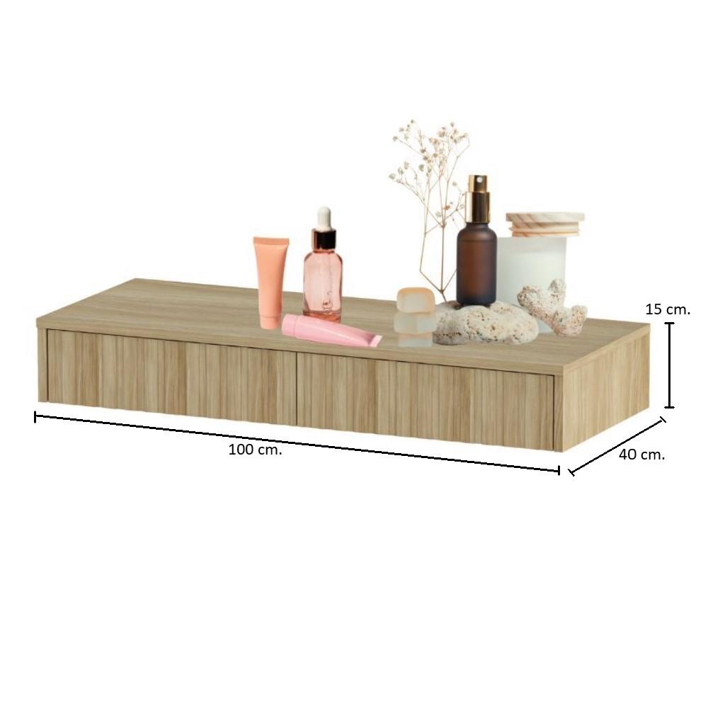 โต๊ะเครื่องแป้ง SB FURNITURE VALLEY 19243723 100 ซม. สีไม้อ่อน