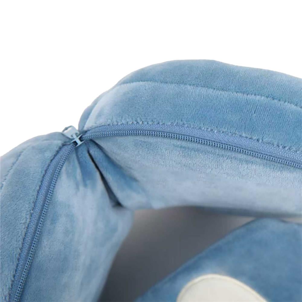 หมอนรองคอผ้าปิดตา SNAZZ LITTLE-P 6x6 นิ้ว สีฟ้า