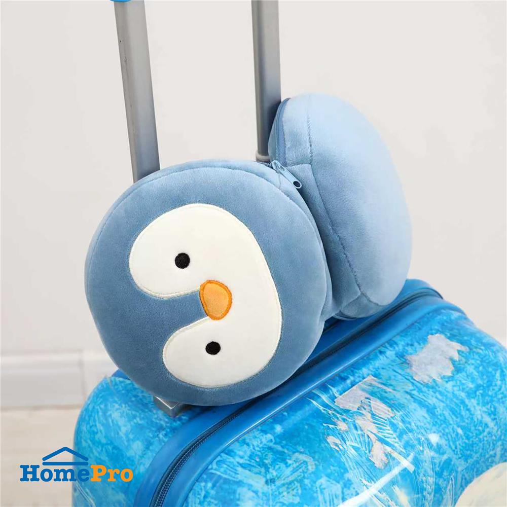 หมอนรองคอผ้าปิดตา SNAZZ LITTLE-P 6x6 นิ้ว สีฟ้า