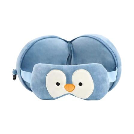 หมอนรองคอผ้าปิดตา SNAZZ LITTLE-P 6x6 นิ้ว สีฟ้า_0