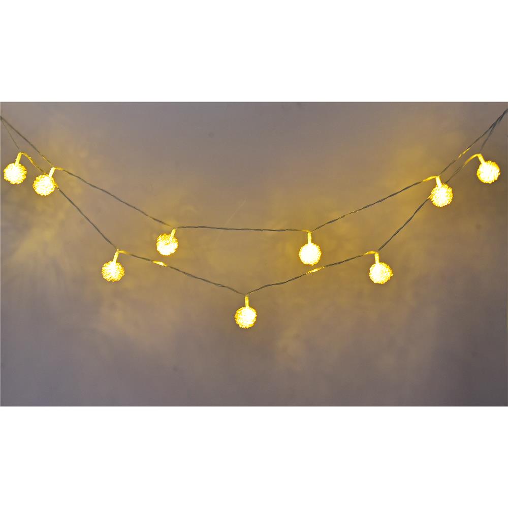 ไฟตกแต่ง LED CARINI 1575 BALL 2 เมตร WARM WHITE